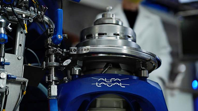 test cell harvesting separation with Alfa Laval