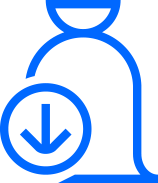 Cost savings Icon CMYK